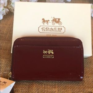Red Coach Wristlet